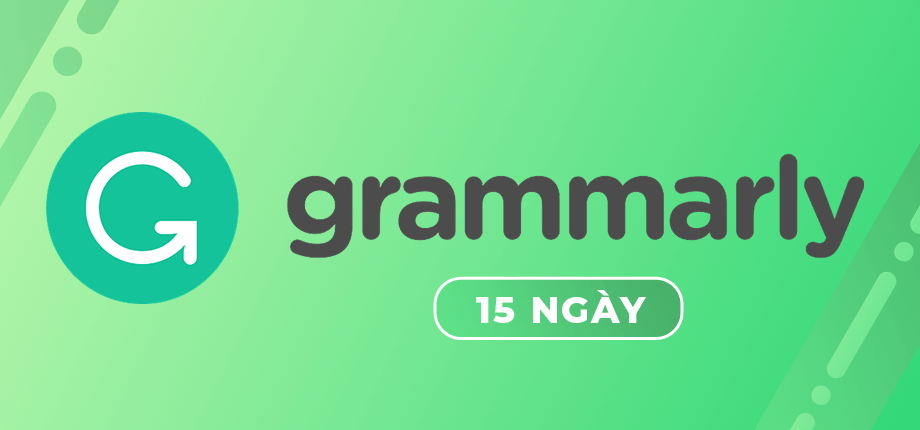 Tài khoản Grammarly Premium 15 ngày